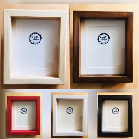 wooden shadow box frame